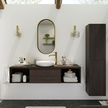 GoodHome Kentia bordmonteret vask 30 x 48 cm hvid