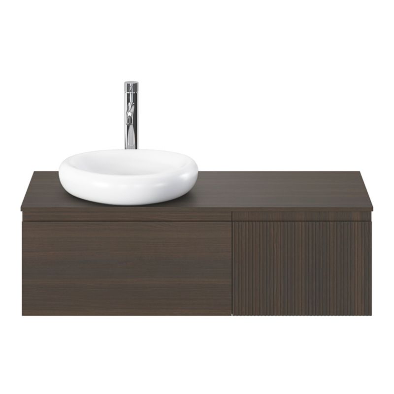 GoodHome Kentia bordmonteret vask 30 x 48 cm hvid