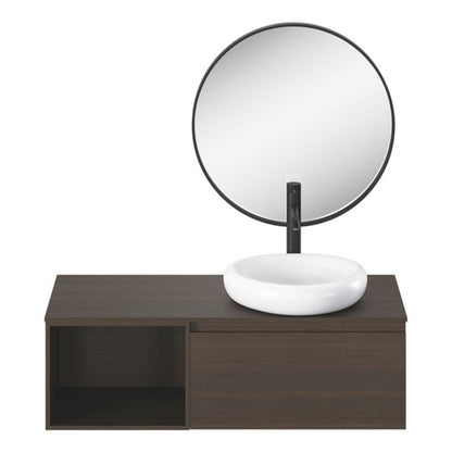 GoodHome Kentia bordmonteret vask 30 x 48 cm hvid