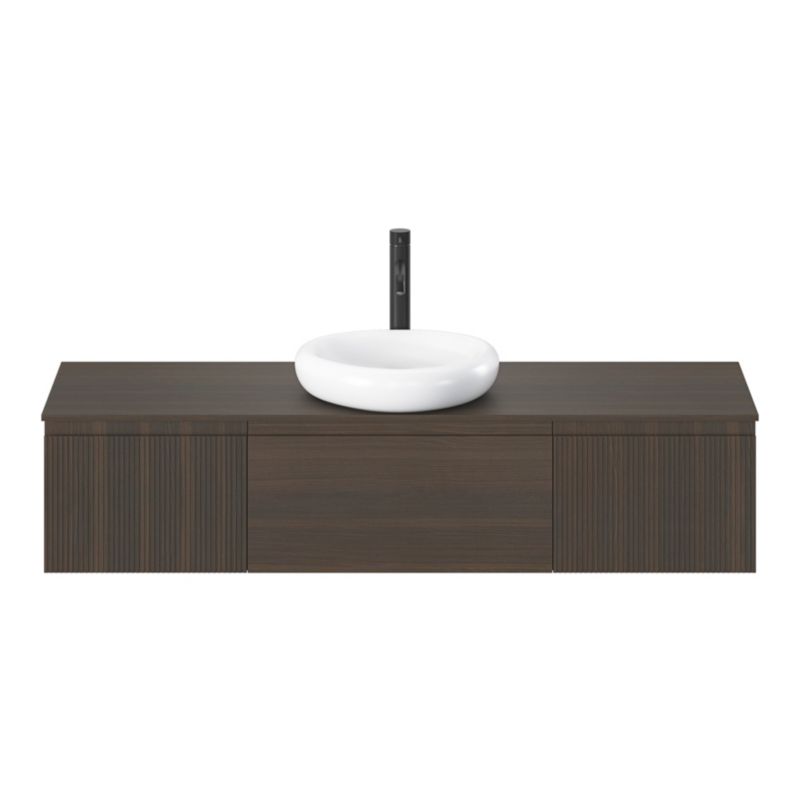 GoodHome Kentia bordmonteret vask 30 x 48 cm hvid