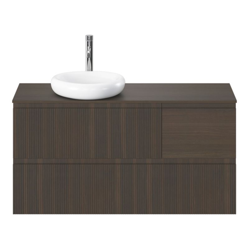 GoodHome Kentia bordmonteret vask 30 x 48 cm hvid