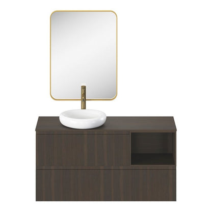 GoodHome Kentia bordmonteret vask 30 x 48 cm hvid