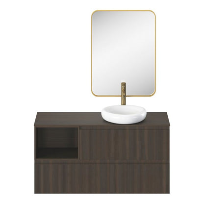 GoodHome Kentia bordmonteret vask 30 x 48 cm hvid