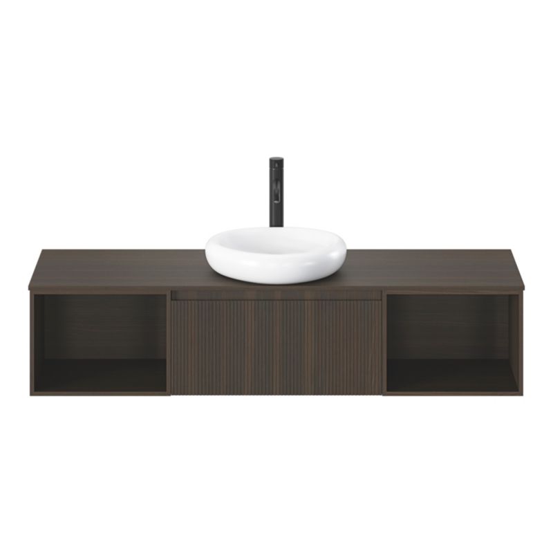 GoodHome Kentia bordmonteret vask 30 x 48 cm hvid