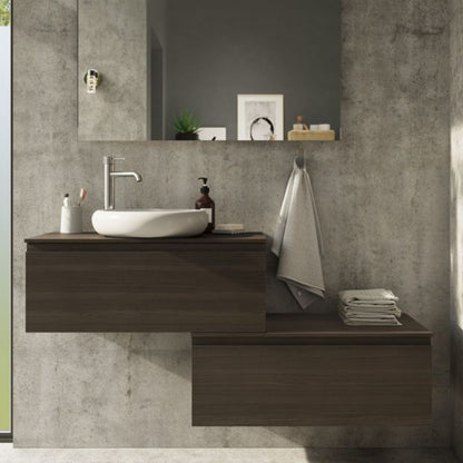 GoodHome Kentia bordmonteret vask 30 x 48 cm hvid