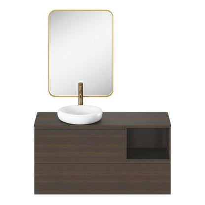 GoodHome Kentia bordmonteret vask 30 x 48 cm hvid