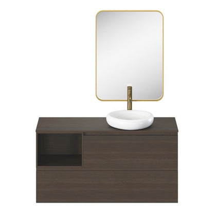 GoodHome Kentia bordmonteret vask 30 x 48 cm hvid