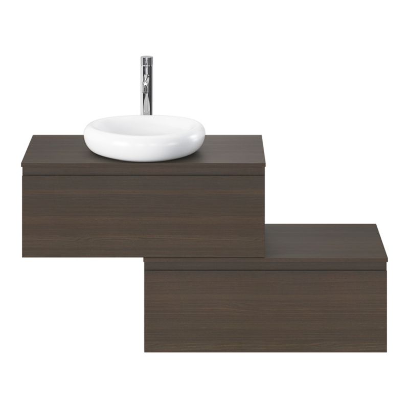 GoodHome Kentia bordmonteret vask 30 x 48 cm hvid