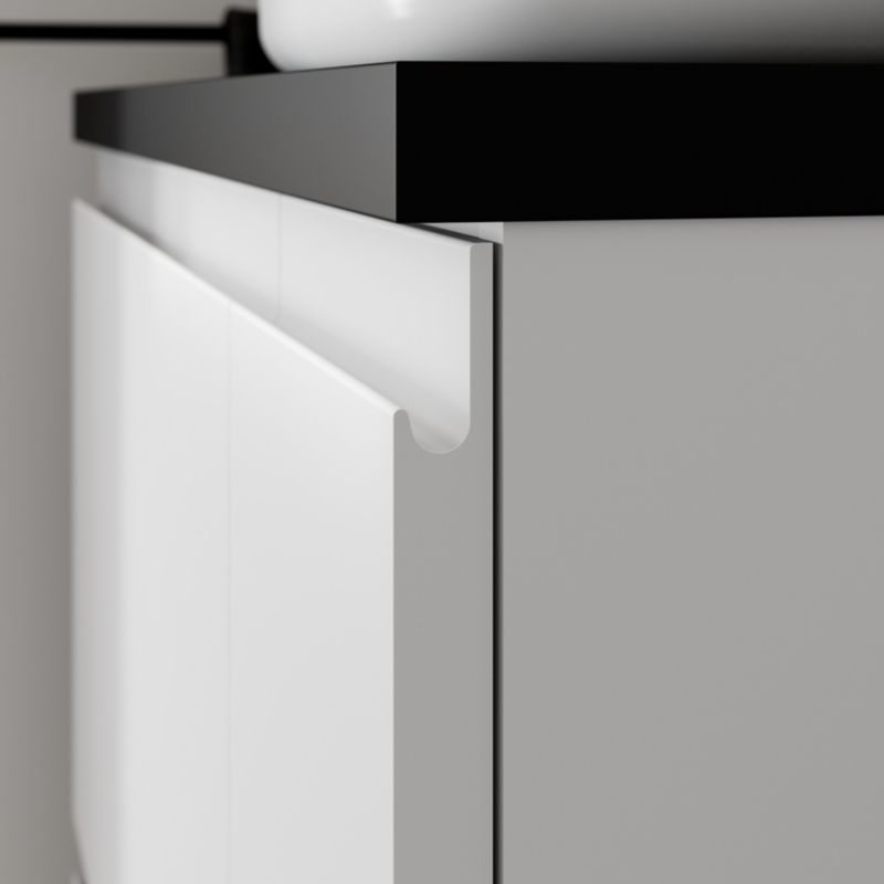 GoodHome Levanna bordmonteret vask 48 x 30 cm hvid