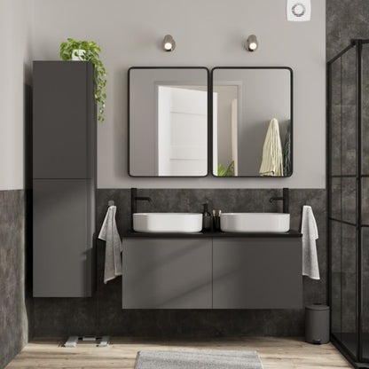 GoodHome Levanna bordmonteret vask 48 x 30 cm hvid