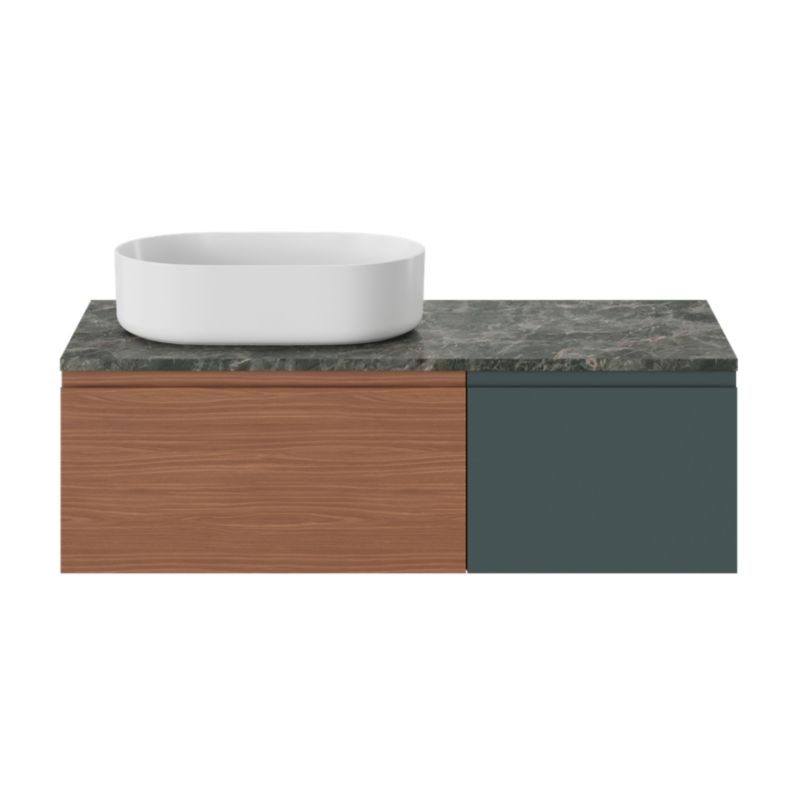 GoodHome Levanna bordmonteret vask 48 x 30 cm hvid