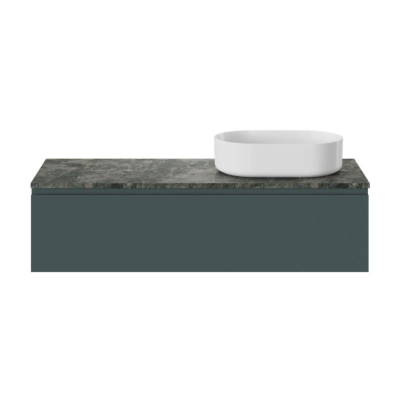 GoodHome Levanna bordmonteret vask 48 x 30 cm hvid