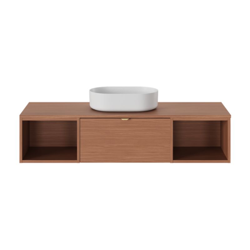 GoodHome Levanna bordmonteret vask 48 x 30 cm hvid