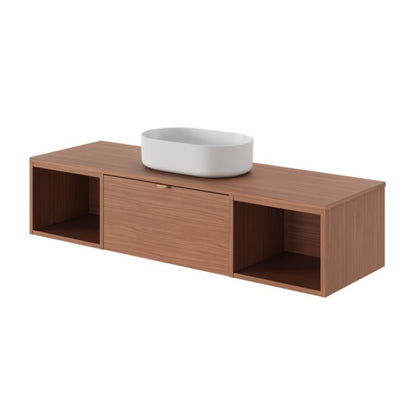 GoodHome Levanna bordmonteret vask 48 x 30 cm hvid