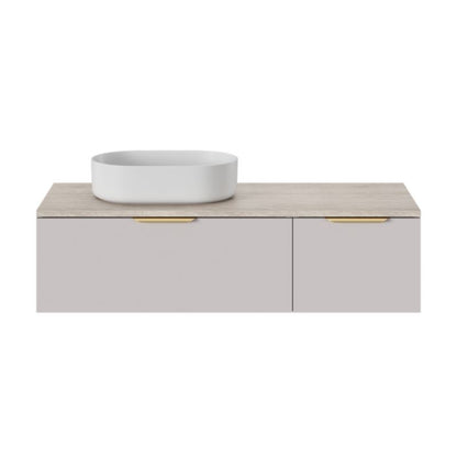 GoodHome Levanna bordmonteret vask 48 x 30 cm hvid