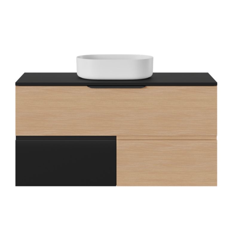 GoodHome Levanna bordmonteret vask 48 x 30 cm hvid
