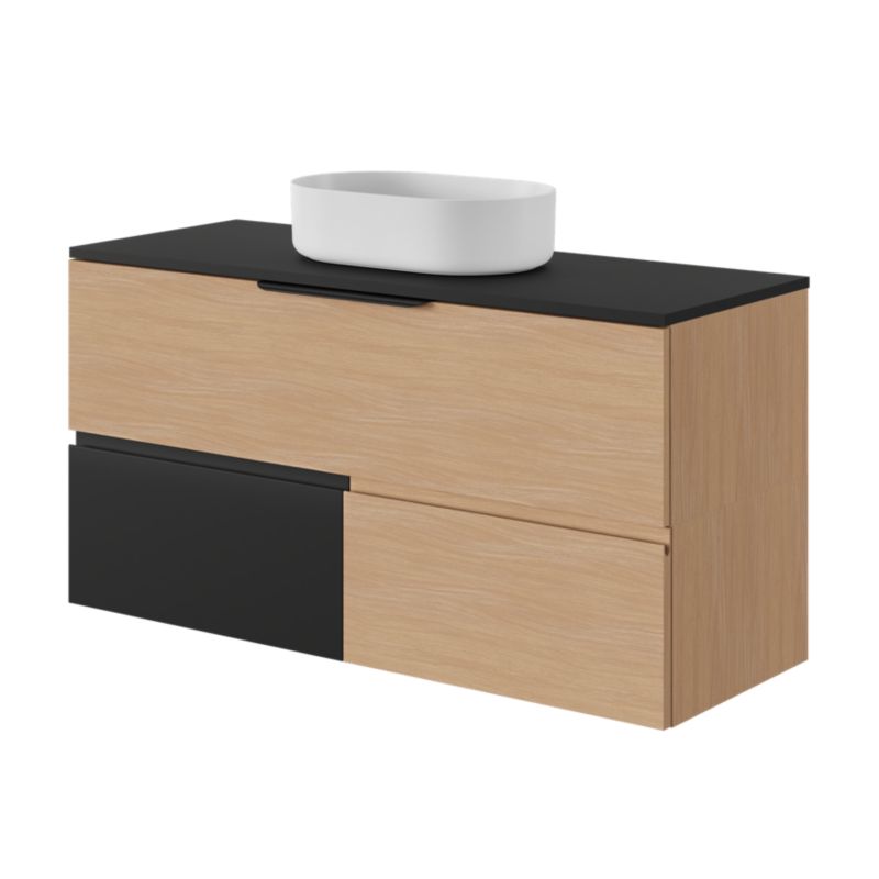 GoodHome Levanna bordmonteret vask 48 x 30 cm hvid