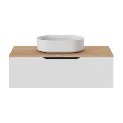 GoodHome Levanna bordmonteret vask 48 x 30 cm hvid