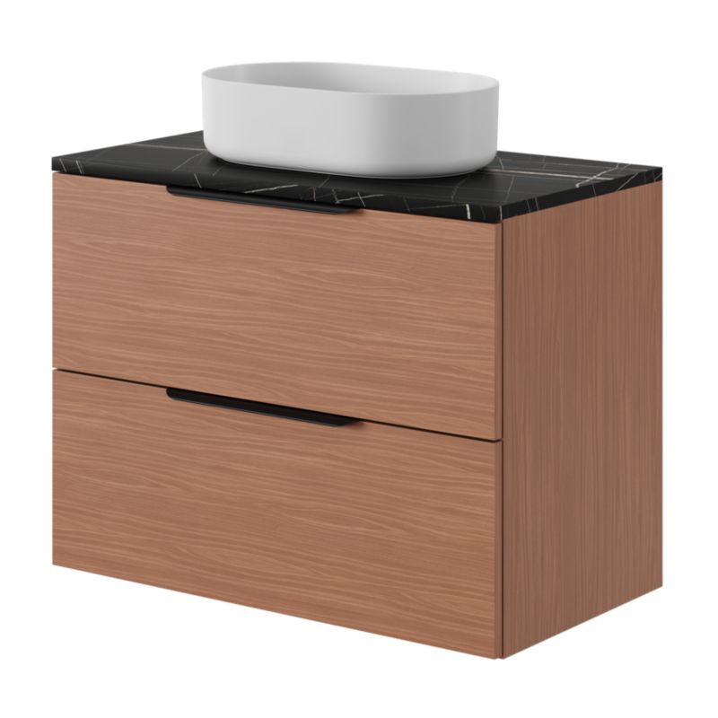 GoodHome Levanna bordmonteret vask 48 x 30 cm hvid