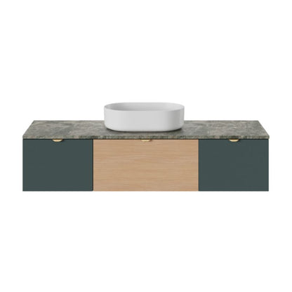 GoodHome Levanna bordmonteret vask 48 x 30 cm hvid