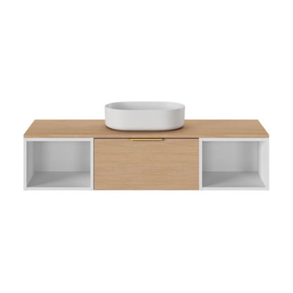 GoodHome Levanna bordmonteret vask 48 x 30 cm hvid