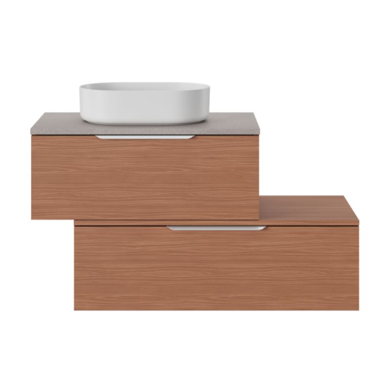 GoodHome Levanna bordmonteret vask 48 x 30 cm hvid