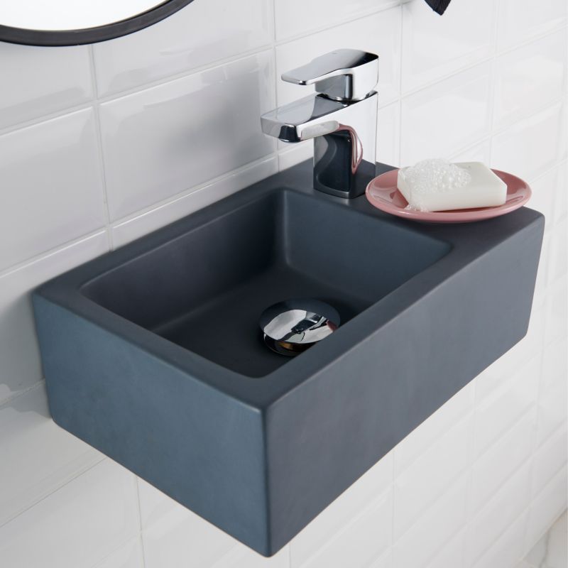 GoodHome Peyto bordmonteret vask 36,5 x 23,5 cm