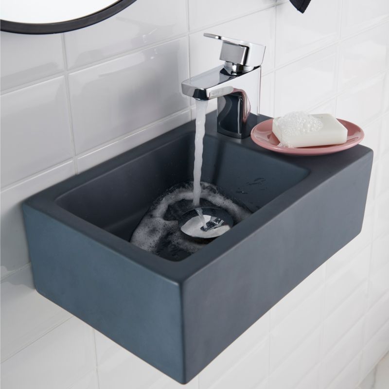 GoodHome Peyto bordmonteret vask 36,5 x 23,5 cm