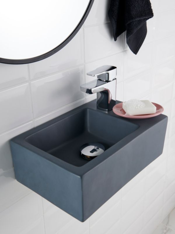 GoodHome Peyto bordmonteret vask 36,5 x 23,5 cm