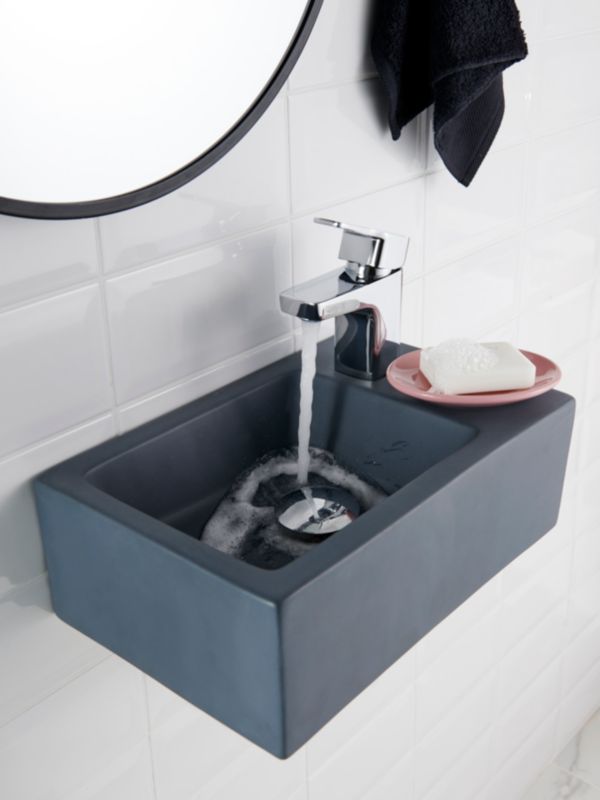GoodHome Peyto bordmonteret vask 36,5 x 23,5 cm