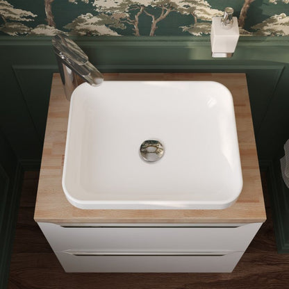 Teesta Bordvask 45x35 cm Hvid