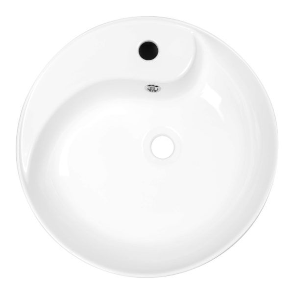 Kerra KR-09 bordmonteret vask med hul til armatur, 1 stk.