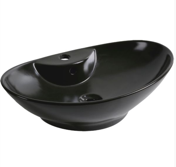 Kerra KR-139 BLM sort bordmonteret vask 1 stk.