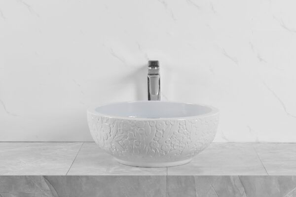 Kerra KR-140 bordmonteret vask med ydre dekor, 1 stk.