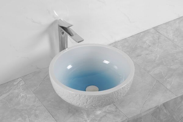 Kerra KR-140 bordmonteret vask med ydre dekor, 1 stk.