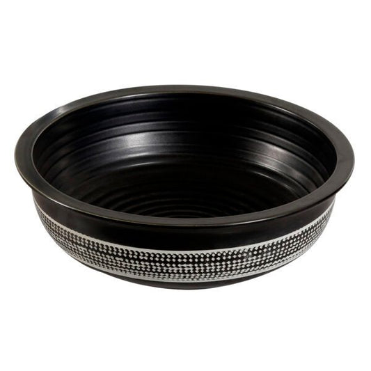 Kerra KR-354 sort vask til bordmontage med dekor, 1 stk.