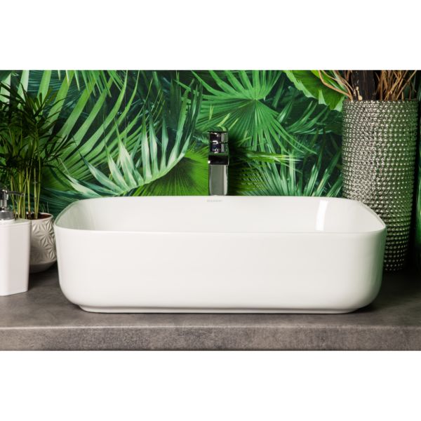 Kerra KR-384 hvid vask til bordmontage, 1 stk.