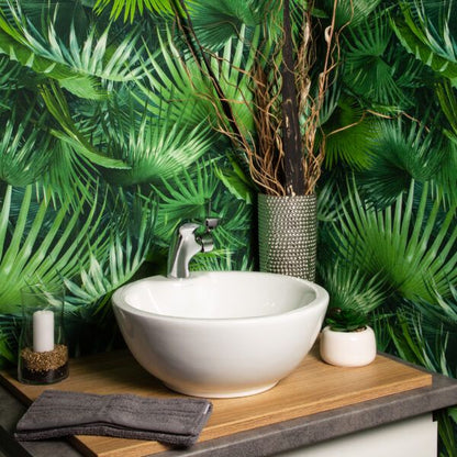 Kerra KR-40 bordmonteret vask i hvid, 1 stk.