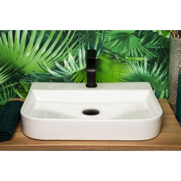 Kerra KR-43 hvid vask til bordmontage, 1 stk.