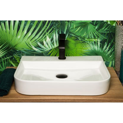 Kerra KR-43 hvid vask til bordmontage, 1 stk.