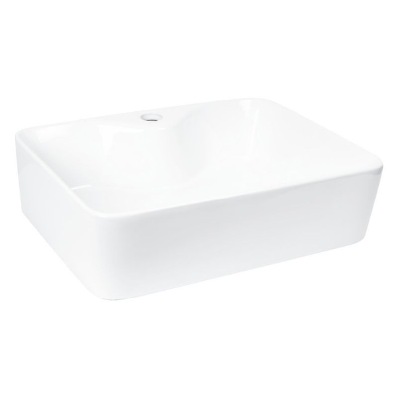 Umywalka Nablatowa Kerra KR-51 46,5 cm Biała | 5907548114044