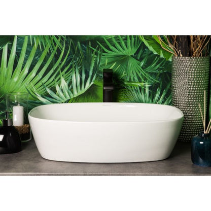 Kerra KR-640 bordmonteret vask i hvid, 1 stk.