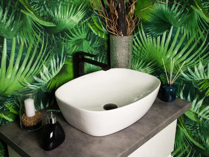 Kerra KR-640 bordmonteret vask i hvid, 1 stk.