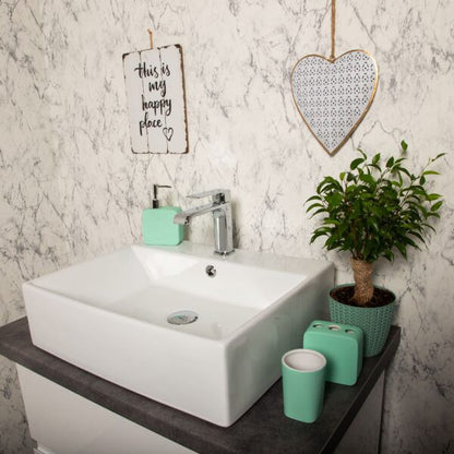 Kerra KR-702 hvid vask til bordmontage, 1 stk.