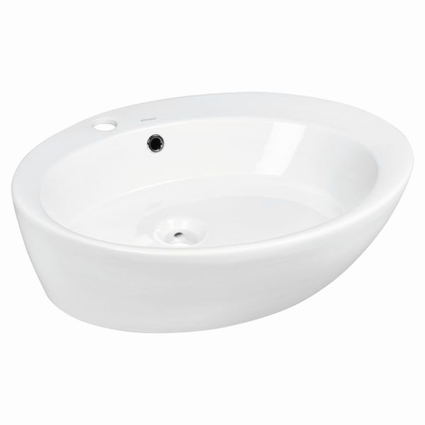 Kerra KR-726 hvid bordmonteret vask 1 stk.