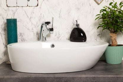 Kerra KR-726 hvid bordmonteret vask 1 stk.