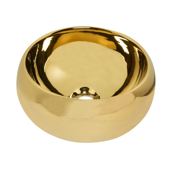 Kerra KR-802 GOLD bordmonteret vask i gyldent højglans, 1 stk.