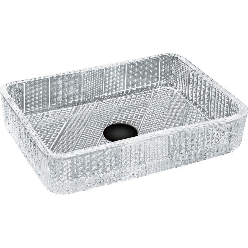 Mexen Akra transparent bordmonteret vask 46 x 33 cm 1 stk.