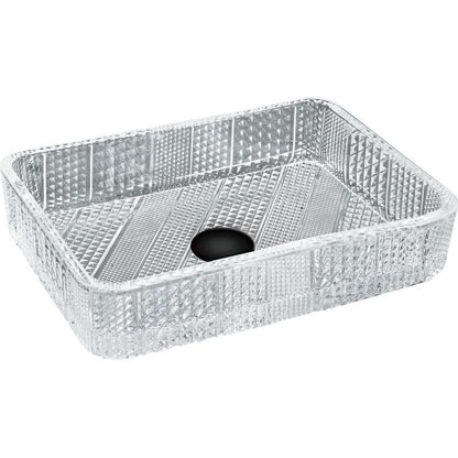 Mexen Akra transparent bordmonteret vask 46 x 33 cm 1 stk.