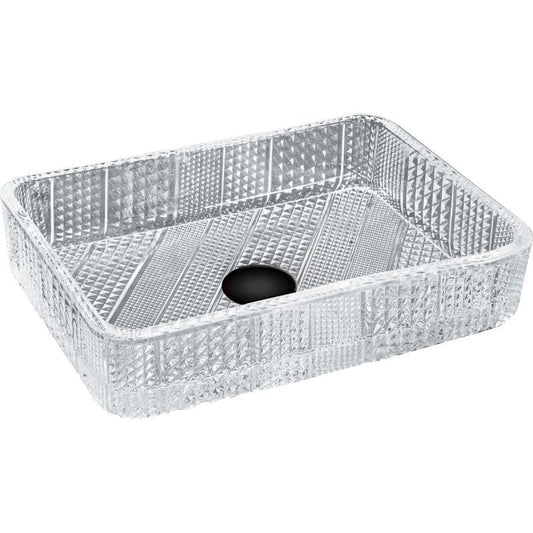 Mexen Akra transparent bordmonteret vask 46 x 33 cm 1 stk.